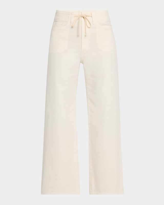 Ari Wide-Leg Tie-Waist Jeans
